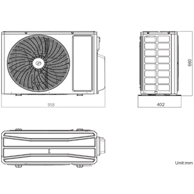Tosot Nordic Ultra R32 3,5-4,2 kW set - Afbeelding 7